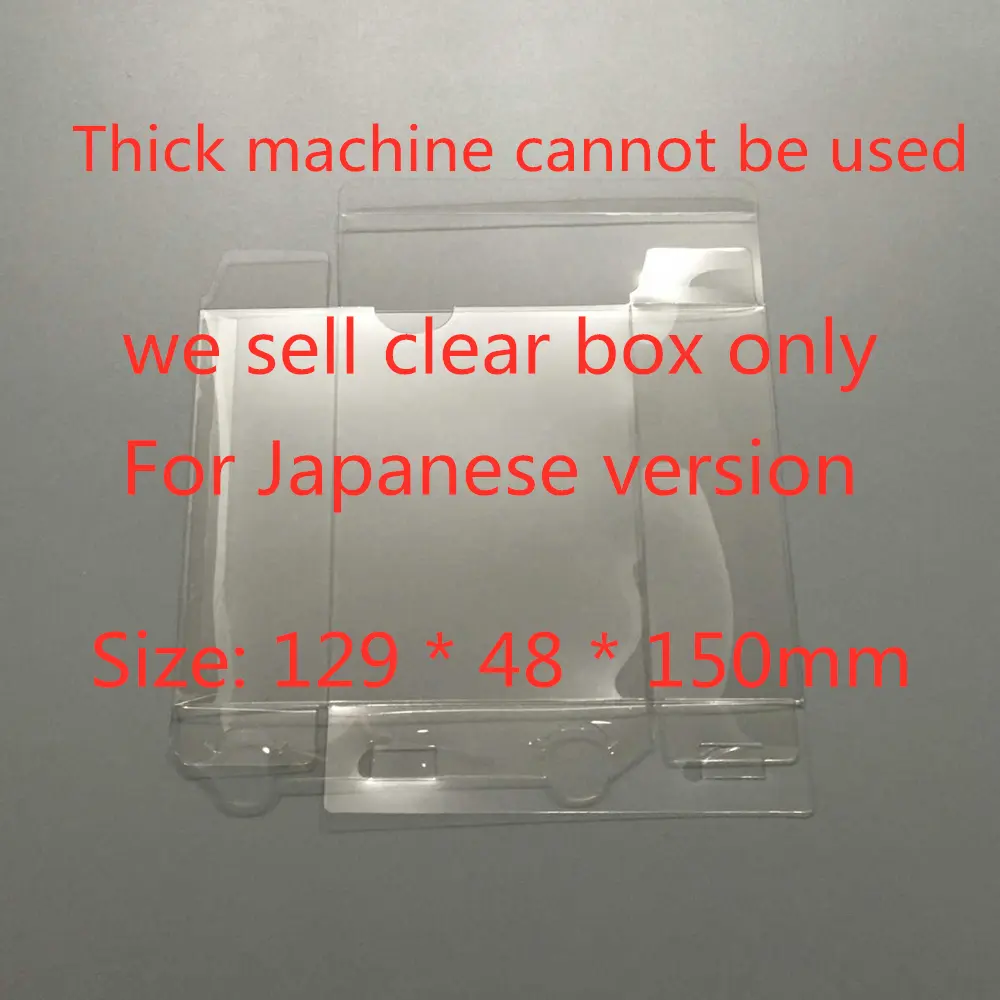 Transparent Box Protector For SNK Neo Geo Pocket Color/NGPC Thin Machine Collect Boxes TEP Storage Game Shell Clear Display Case