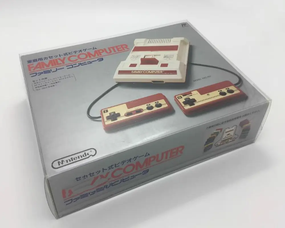 Transparent Box Protector For Nintendo Family Computer/FC Collect Boxes TEP Storage Game Shell Clear Display Case