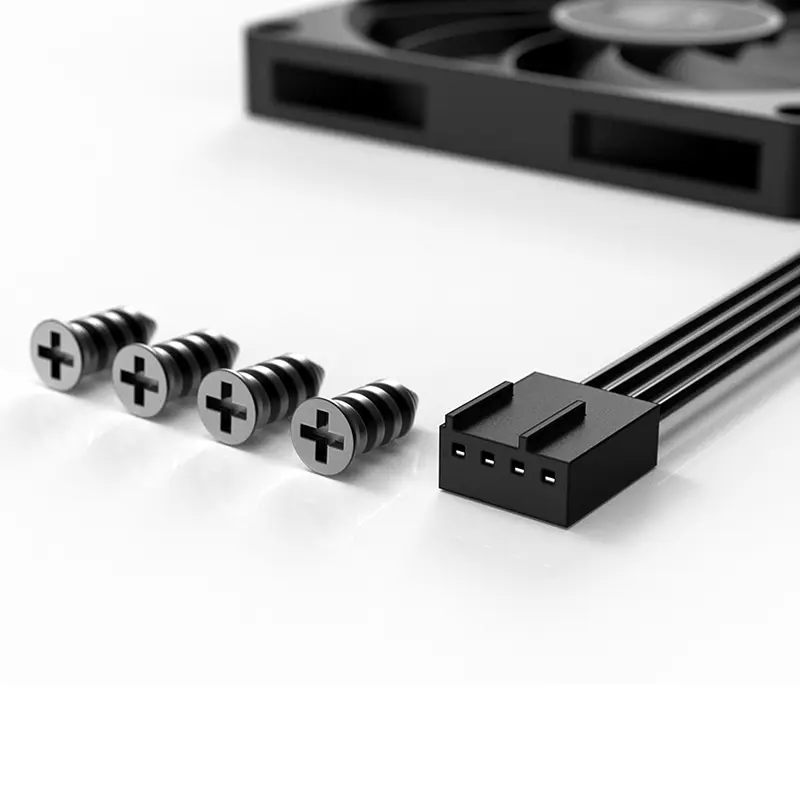 1-10PCS ID-COOLING NO-8010-PWM 80mm Ultra-Thin Fan Temperature Controlled Computer Case Fan PWM 10mm Thick PC Case Fans