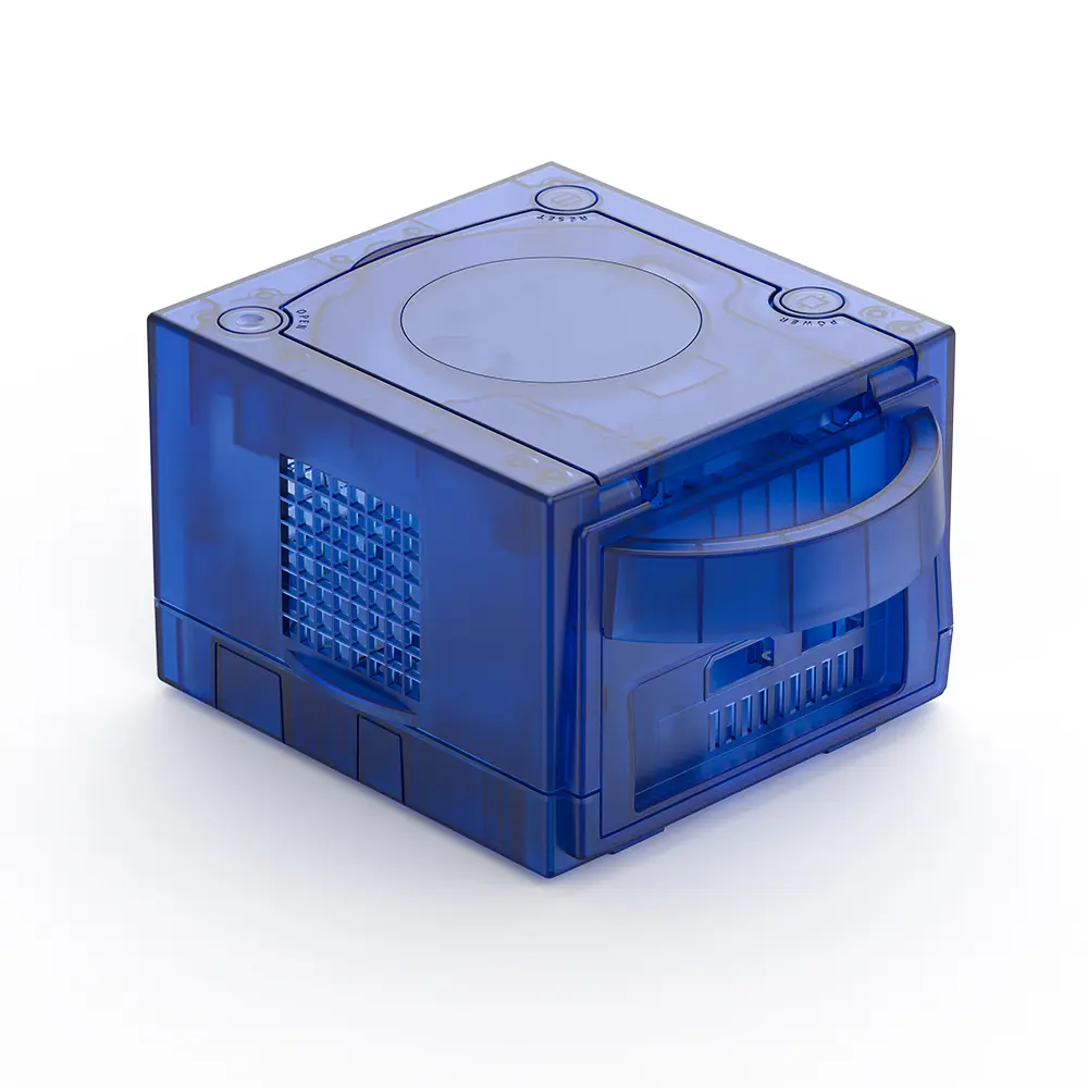 TicKnot Latest Clear Drank Geen&Blue Replacement Case For Nintendo Gamecube Shell Protective Cover Box For NGC Game Console