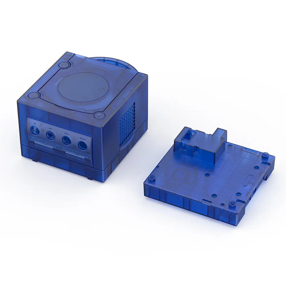 TicKnot Latest Clear Drank Geen&Blue Replacement Case For Nintendo Gamecube Shell Protective Cover Box For NGC Game Console