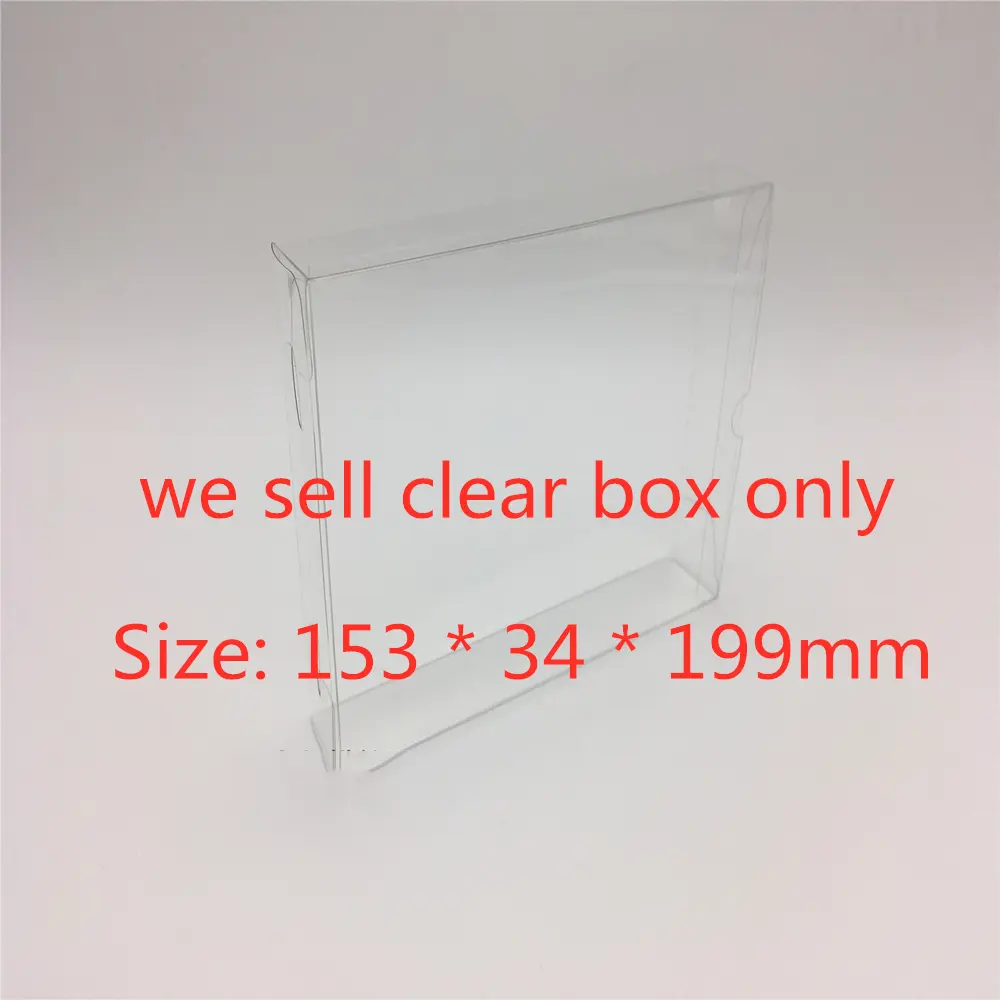 Transparent Box Protector For Nintendo GameCube/NGC/The Legend of Zelda Four Swords Collect Boxes Game Shell Clear Display Case