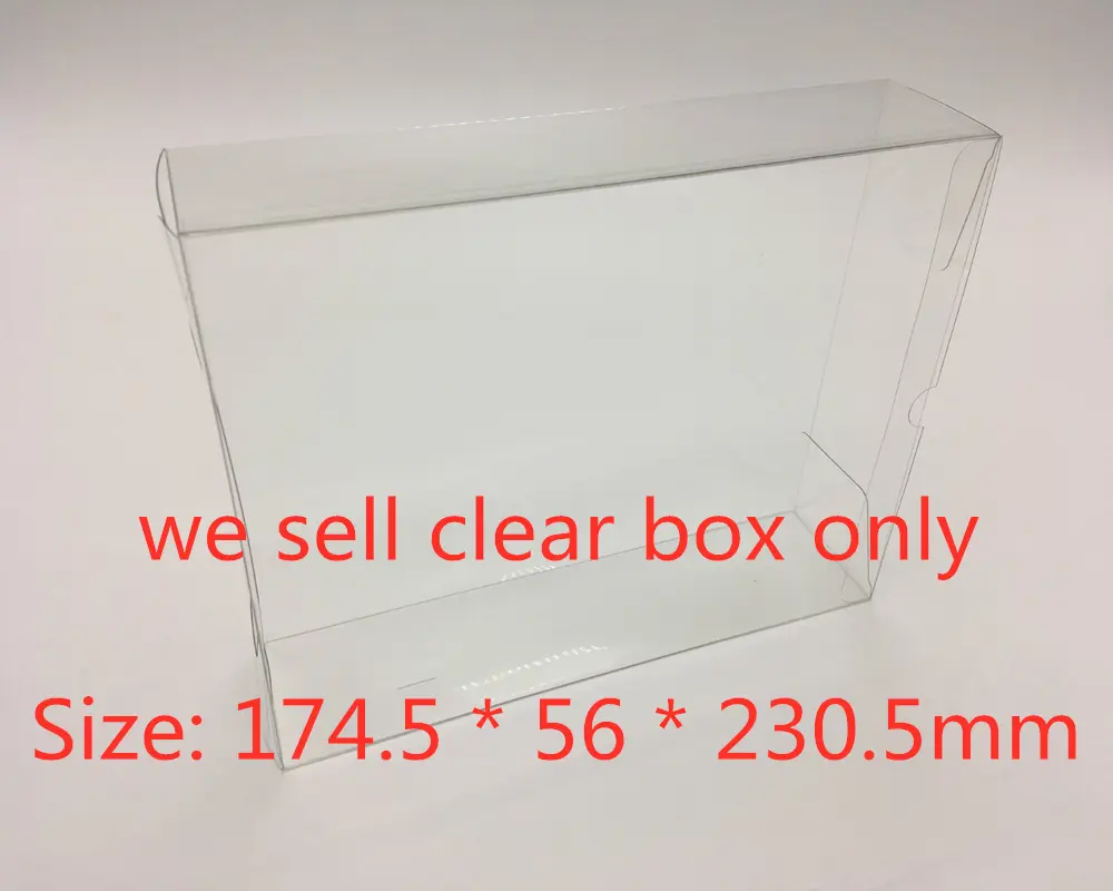 Transparent Box Protector For Nintendo Game Boy/GB/Tetris Cohabitation Collect Boxes TEP Storage Game Shell Clear Display Case