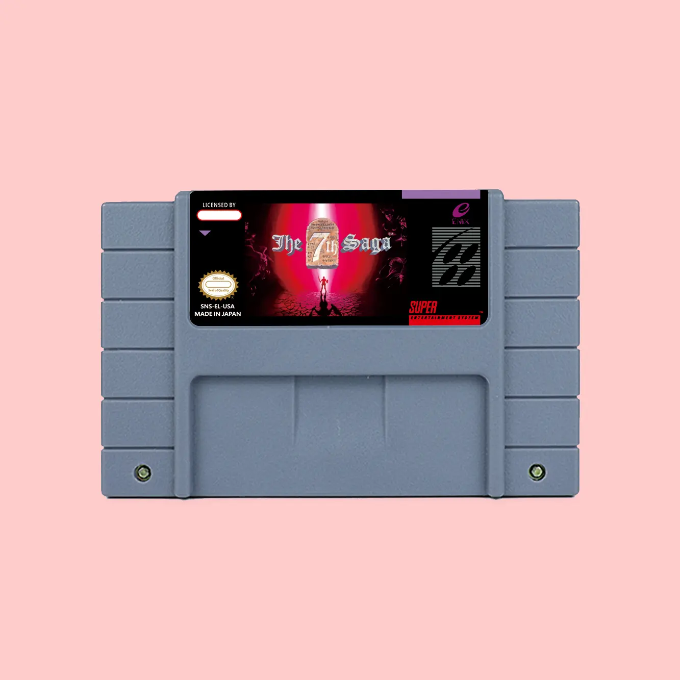 7th Saga, The RPG Game Cartridge For SNES 16bit NTSC USA PAL EUR Game Consoles Card