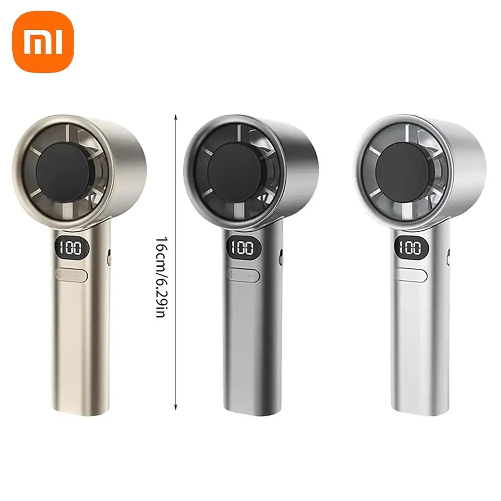 Xiaomi Mijia 120 Wind Speed ​​Mini Portable Handheld Fan Leafless Turbine Fan USB Rechargeable Outdoor High Speed ​​Fan