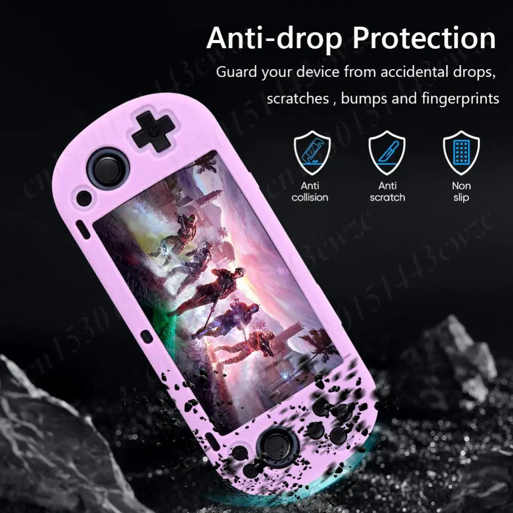 For Trimui Smart Pro Game Console Silicone Case Shockproof Silicone Protective Cover For Trimui Smart Pro Carrying Storage Bag