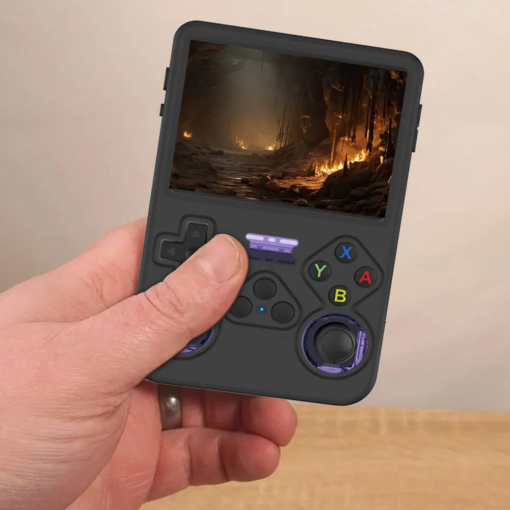 Silicone Shockproof Protective Case for ANBERNIC R36S Handheld Game Console Soft Skin Anti Scratch Cover