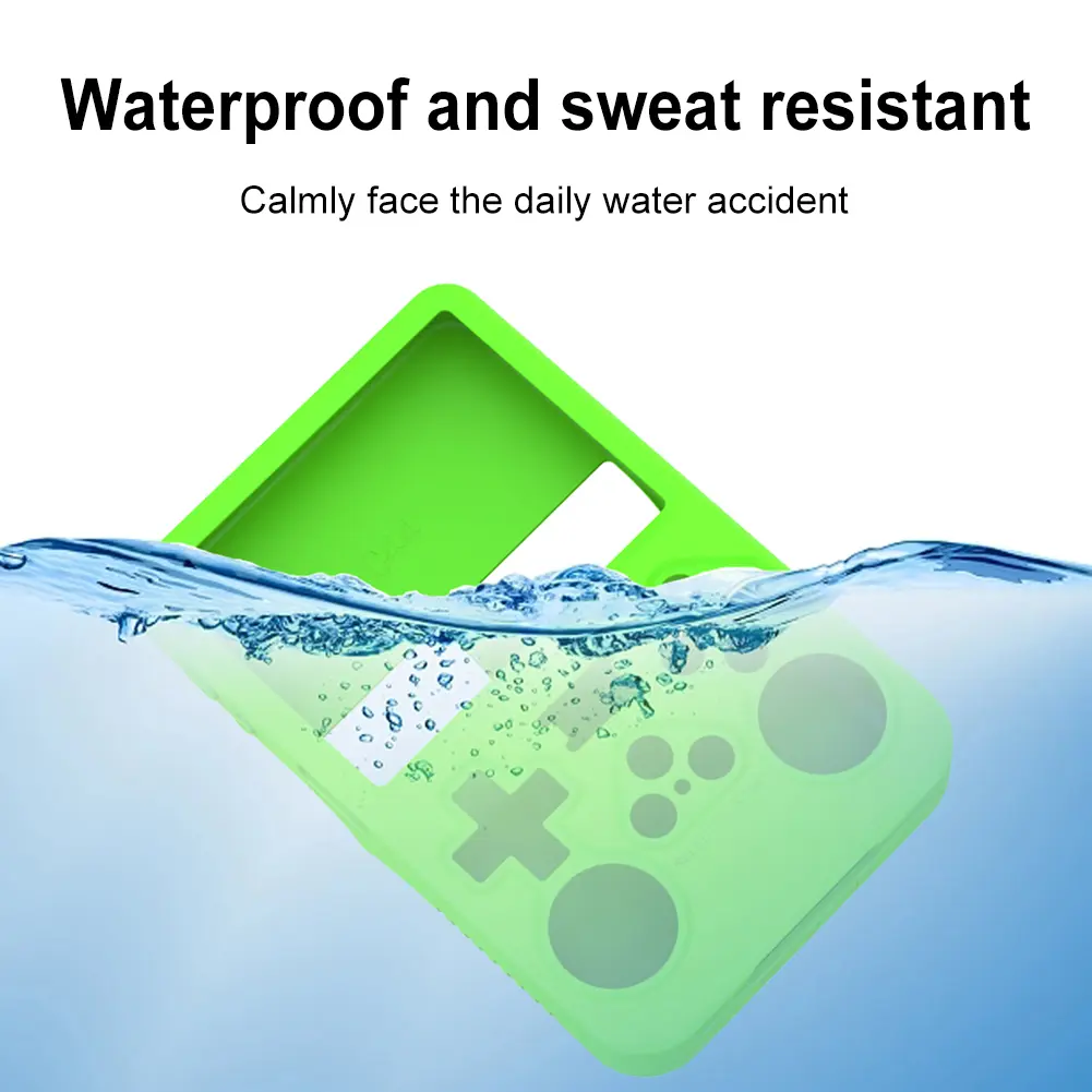Silicone Shockproof Protective Case for ANBERNIC R36S Handheld Game Console Soft Skin Anti Scratch Cover
