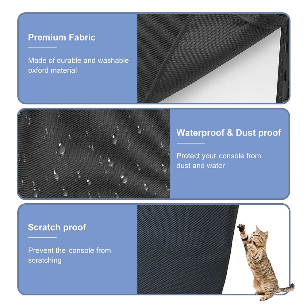 Dust Cover Case For PS5/PS5 Slim Console Anti-scratch Dustproof Waterproof Shell Washable Protective Case Game Accessories
