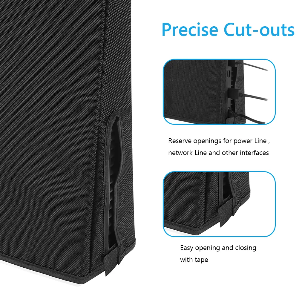 Dust Cover Case For PS5/PS5 Slim Console Anti-scratch Dustproof Waterproof Shell Washable Protective Case Game Accessories