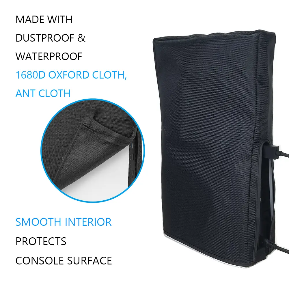 Dust Cover Case For PS5/PS5 Slim Console Anti-scratch Dustproof Waterproof Shell Washable Protective Case Game Accessories