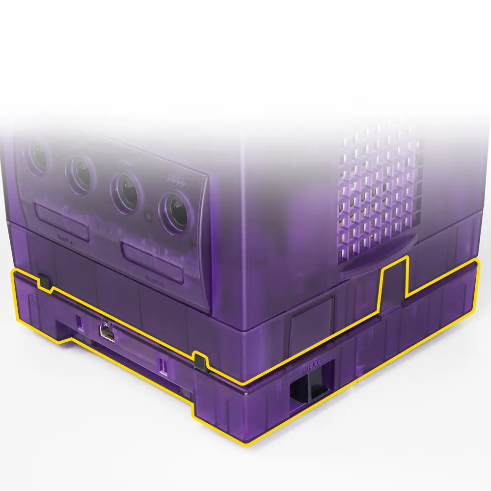 Bitfunx Replacement Case For Gameboy Player Gamecube Shell GBA Game Case For Nintendo Gamecube Console Parts