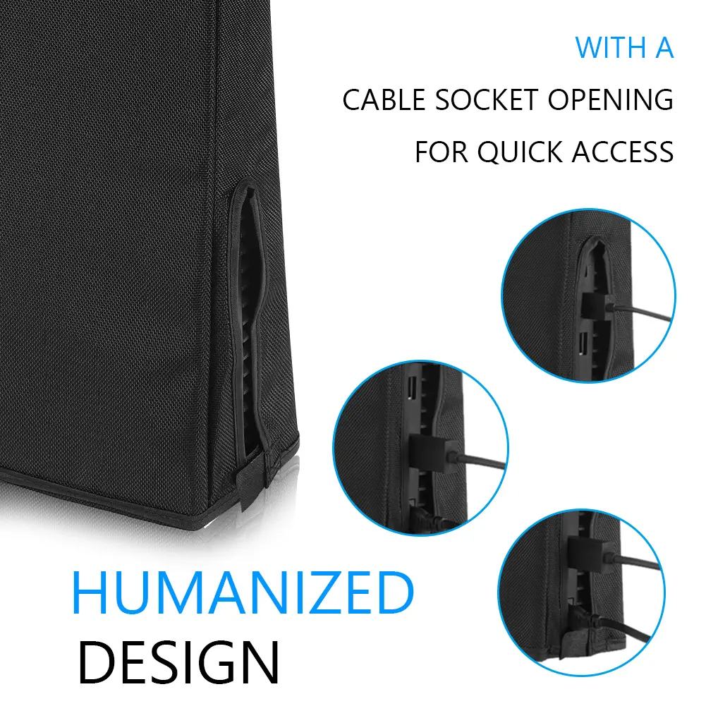 Dust Cover Case For PS5/PS5 Slim Console Anti-scratch Dustproof Waterproof Shell Washable Protective Case Game Accessories