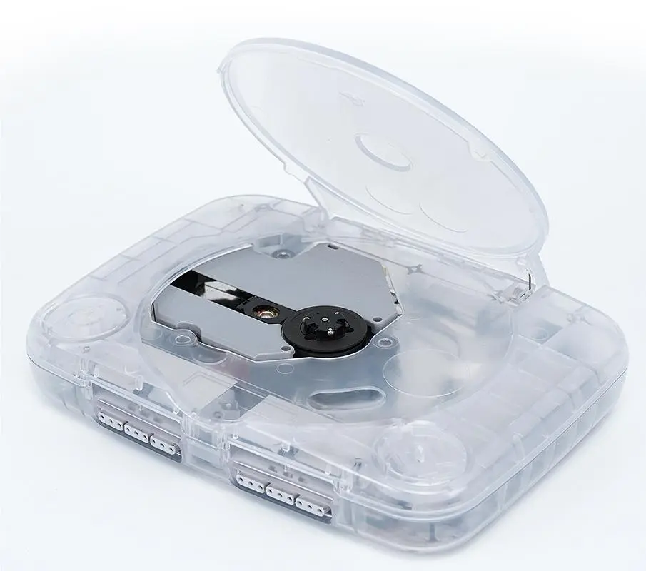 BitFunx ABS Housing Shell For PS1 Game Box Transparent Case For PS One Console PSX Game Case
