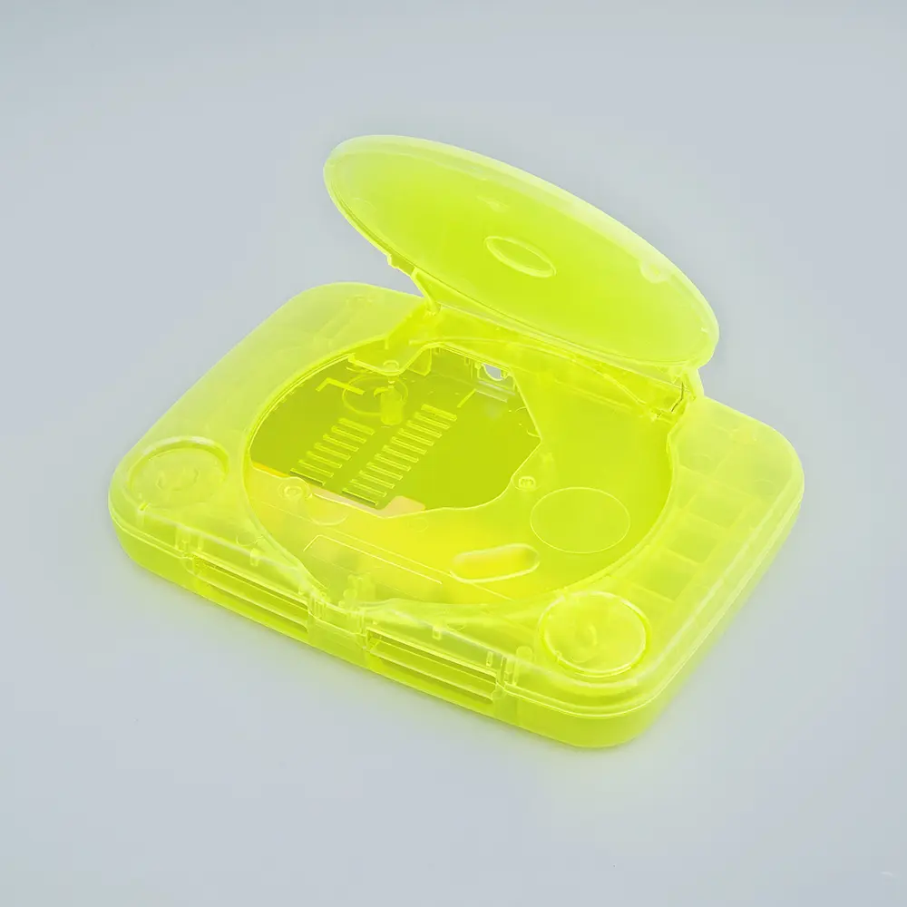 BitFunx ABS Housing Shell For PS1 Game Box Transparent Case For PS One Console PSX Game Case
