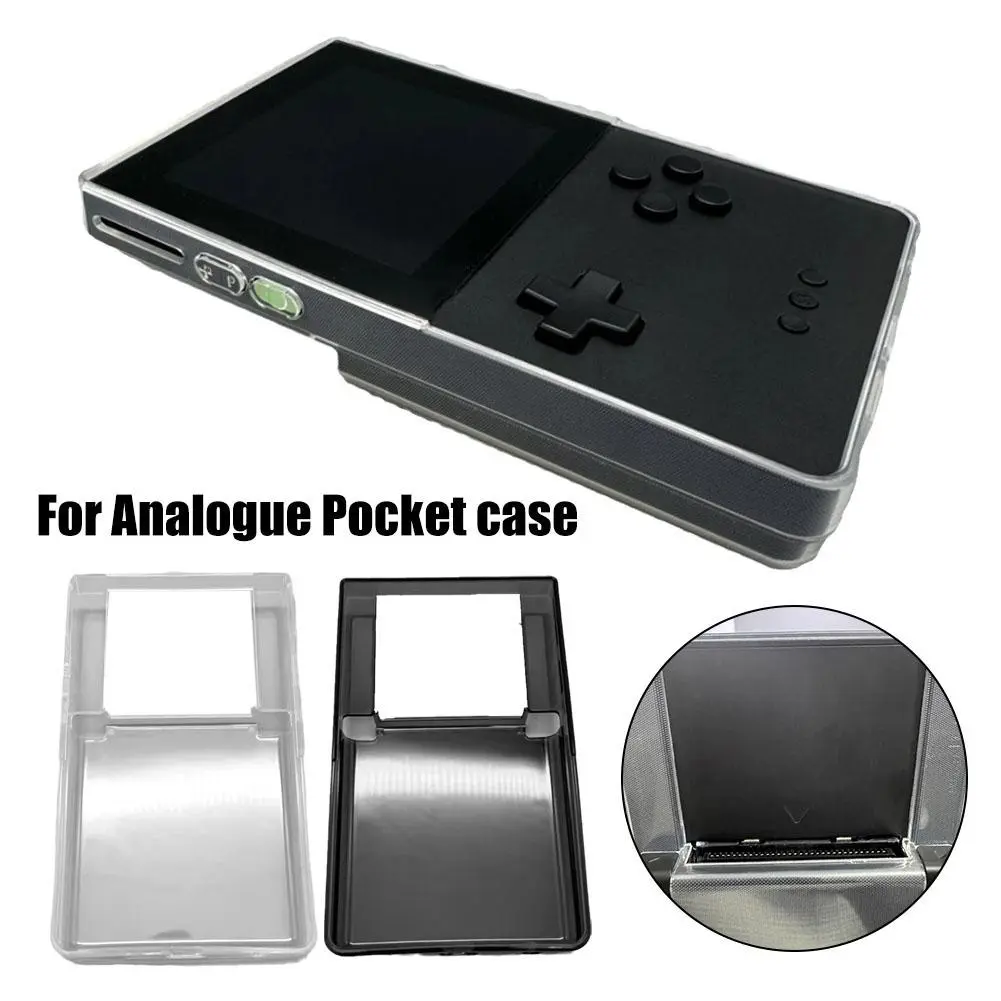 Game Console Cover For Analog Pocket TPU Silicone Protective Case Soft Crystal Handheld Game Console Protection Shell