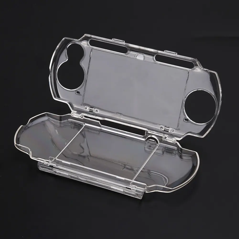 For PSP2000 PSP3000 Game Console Plastic Clear Crystal Hard Case Cover Transparent Protective Shell Universal Hard Case Housing