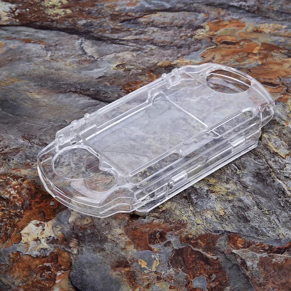 For PSP2000 PSP3000 Game Console Plastic Clear Crystal Hard Case Cover Transparent Protective Shell Universal Hard Case Housing