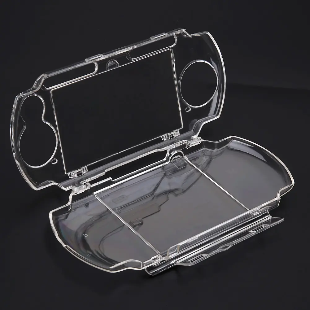 For PSP2000 PSP3000 Game Console Plastic Clear Crystal Hard Case Cover Transparent Protective Shell Universal Hard Case Housing
