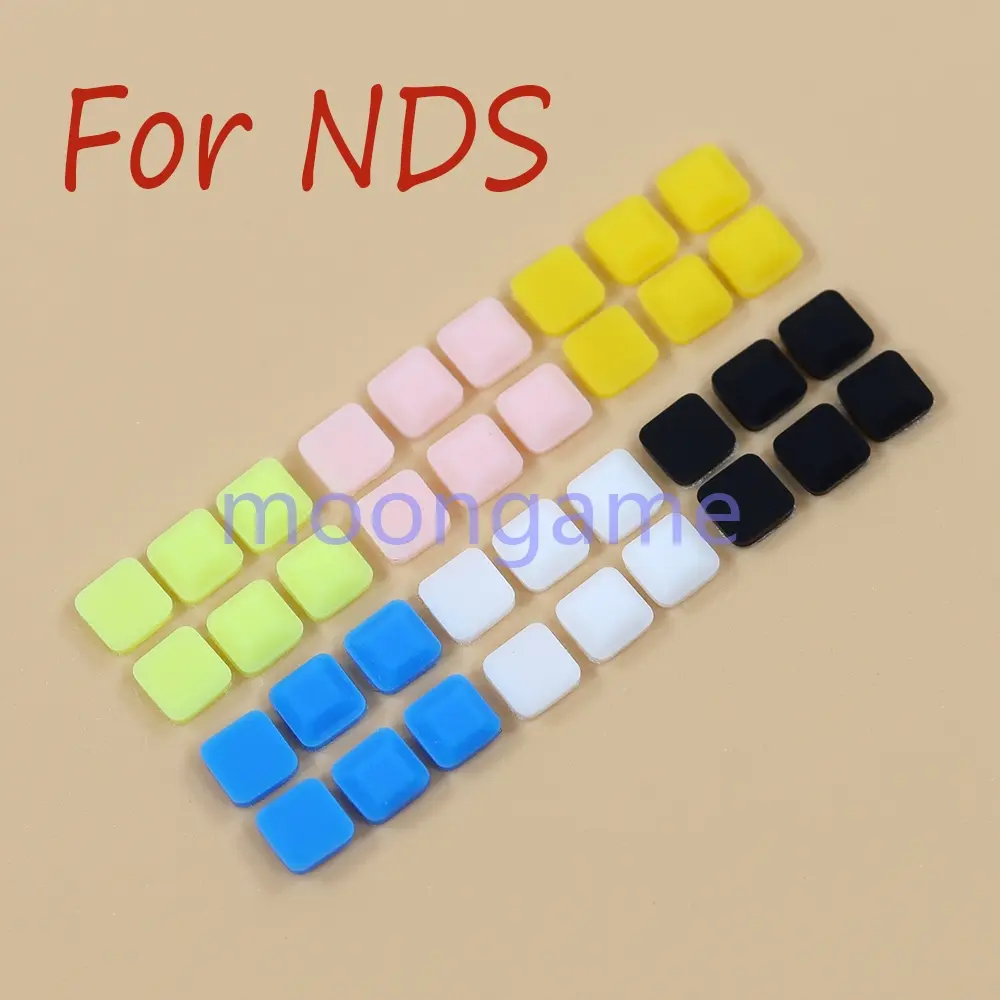 2sets For Nintend DS Screw Feet Cover for NDS Game Console Screw Cap Cover Rubber Pad