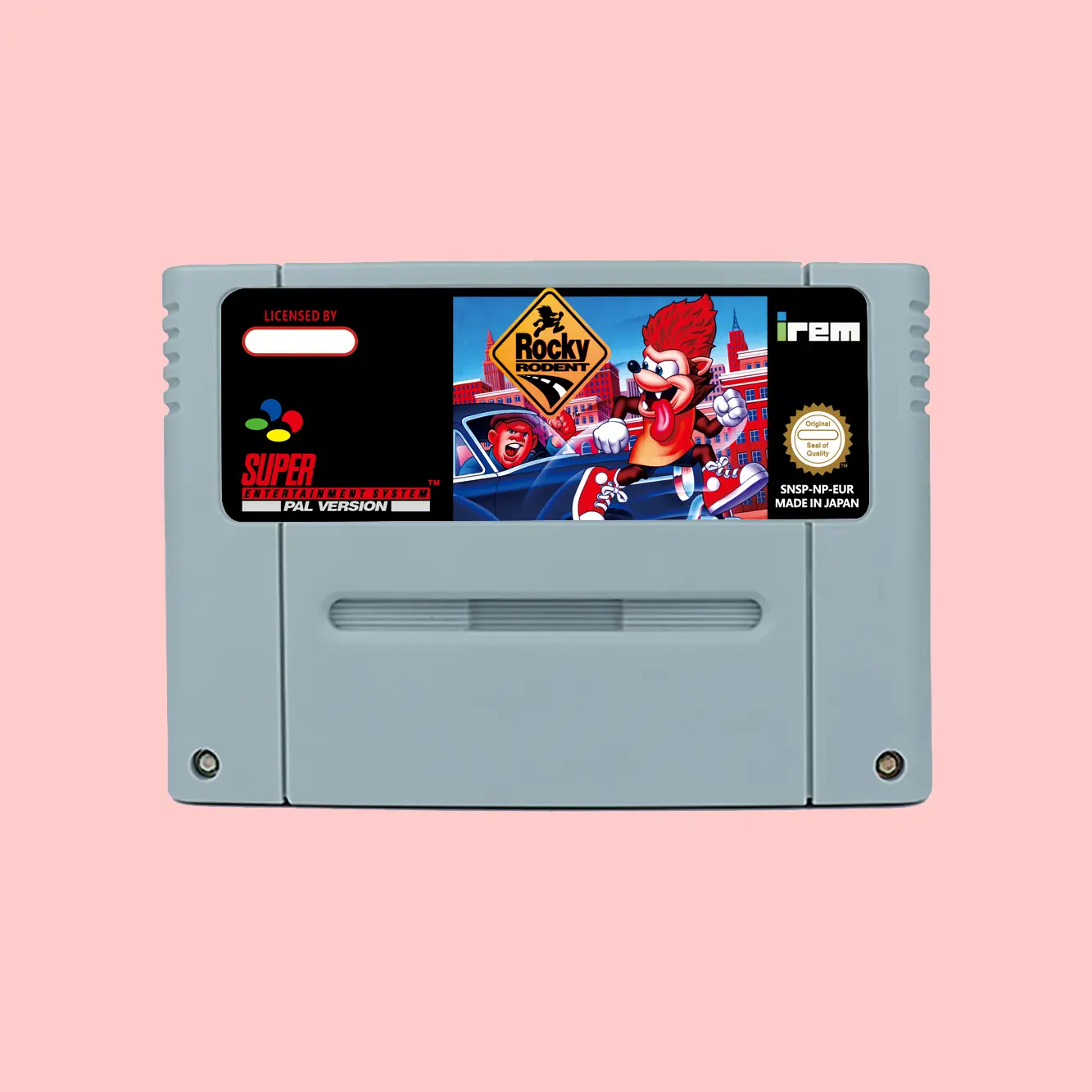 Rocky Rodent Action Game Cartridge For SNES 16bit NTSC PAL USA EUR Video Game Consoles