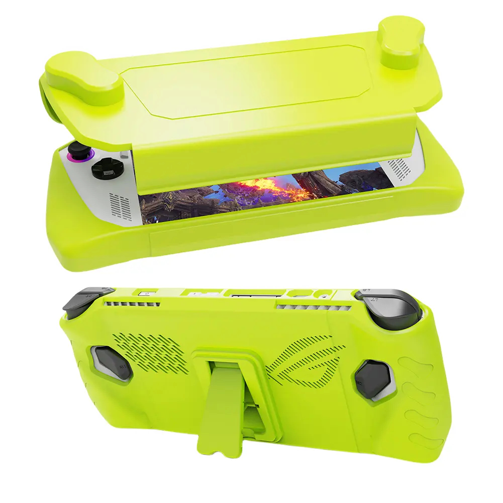 Protective Case Shockproof Case Cover Shell Sleeve Anti-fall Anti-Scratch Back With Bracket for ASUS ROG Ally Game Console