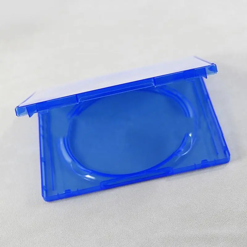 652F Blue  Single Double Discs Storage Bracket Holder  Games Disk Cover for Case Discs Storage Accessories