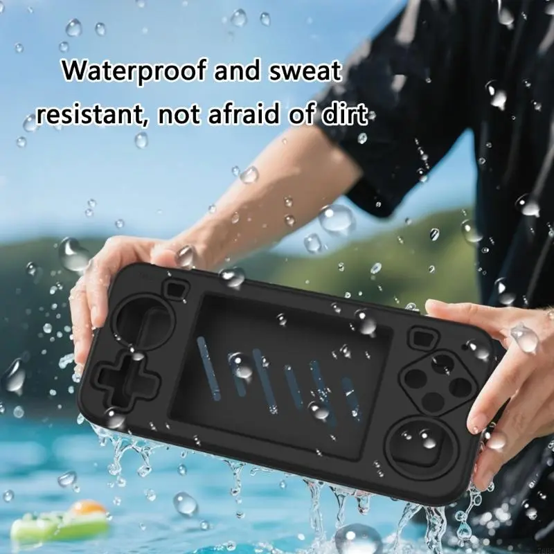 Gamepad Cover Silicone Case Scratchproof Housing Handheld Retro Game Console Shell for R36H Protector Case Soft Sleeve