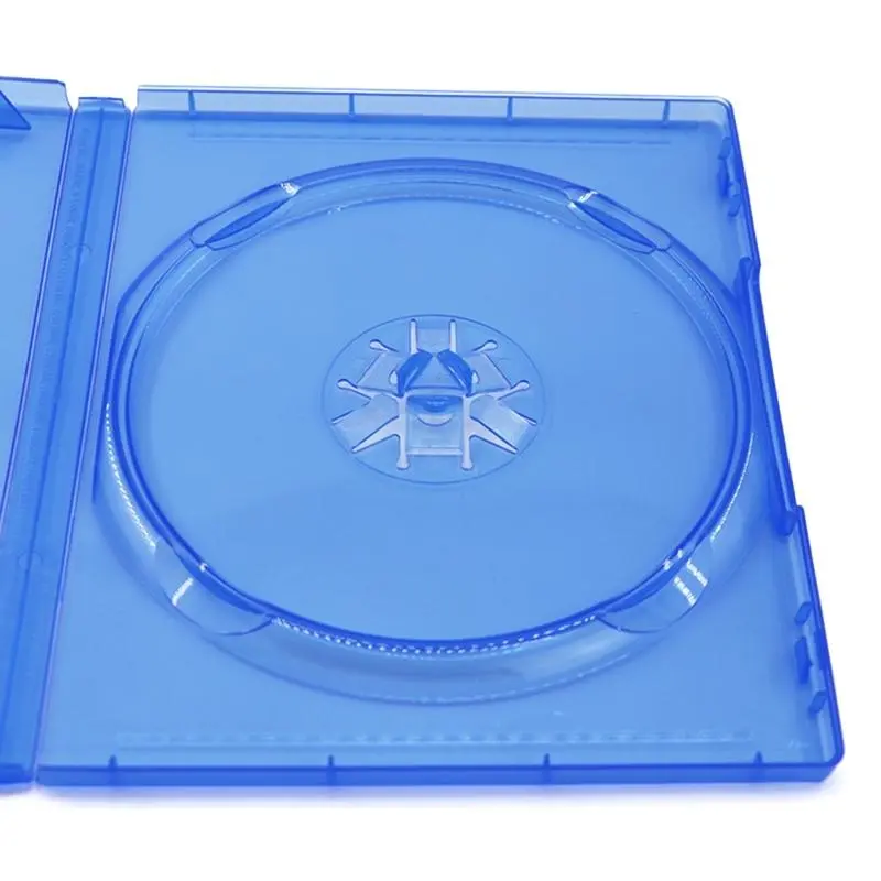 652F Blue  Single Double Discs Storage Bracket Holder  Games Disk Cover for Case Discs Storage Accessories