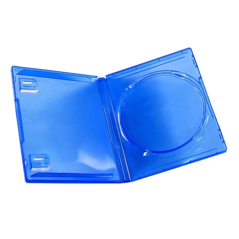 652F Blue  Single Double Discs Storage Bracket Holder  Games Disk Cover for Case Discs Storage Accessories