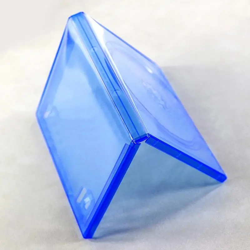 652F Blue  Single Double Discs Storage Bracket Holder  Games Disk Cover for Case Discs Storage Accessories