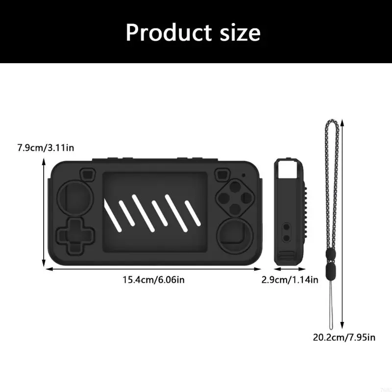 Gamepad Cover Silicone Case Scratchproof Housing Handheld Retro Game Console Shell for R36H Protector Case Soft Sleeve