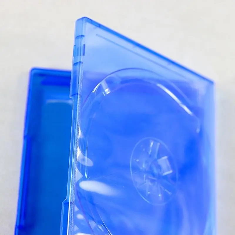 652F Blue  Single Double Discs Storage Bracket Holder  Games Disk Cover for Case Discs Storage Accessories