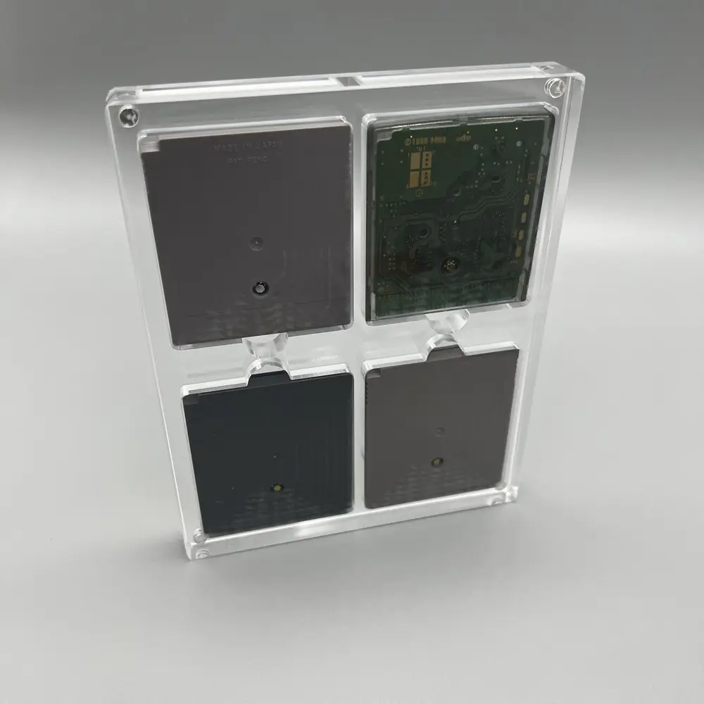 High Transparency Acrylic Magnetic Suction Cover Games Storage Box Hard Shell Cartridge Case for GameBoy GB GBC