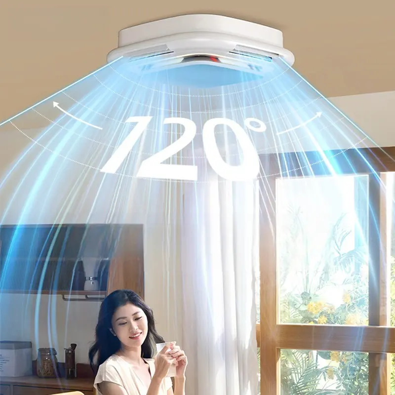 Artpad Leafless Ceiling Fan With Light Bladeless Fan Light Full Spectrum Eye Care Bedroom Ceiling Light Invisible Dining
