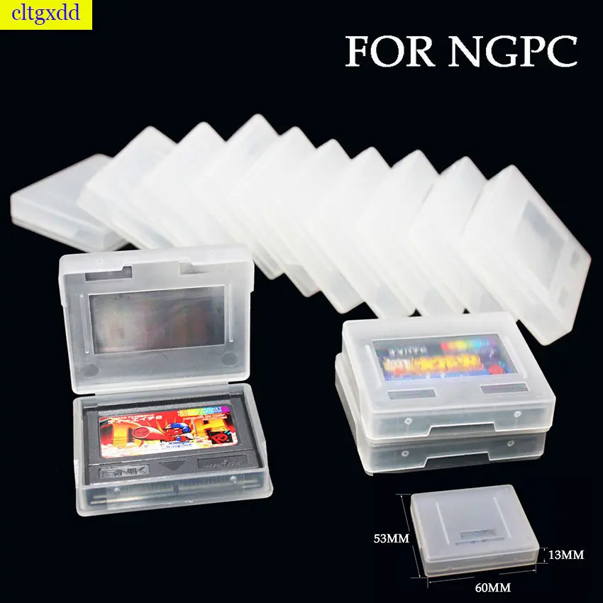 Cltgxdd 2-10Piece FOR NGPC Game Plastic Cover SNK NEO GEO Pocket Colorful NGPC NGP Protection Case Case Case Game Card Case