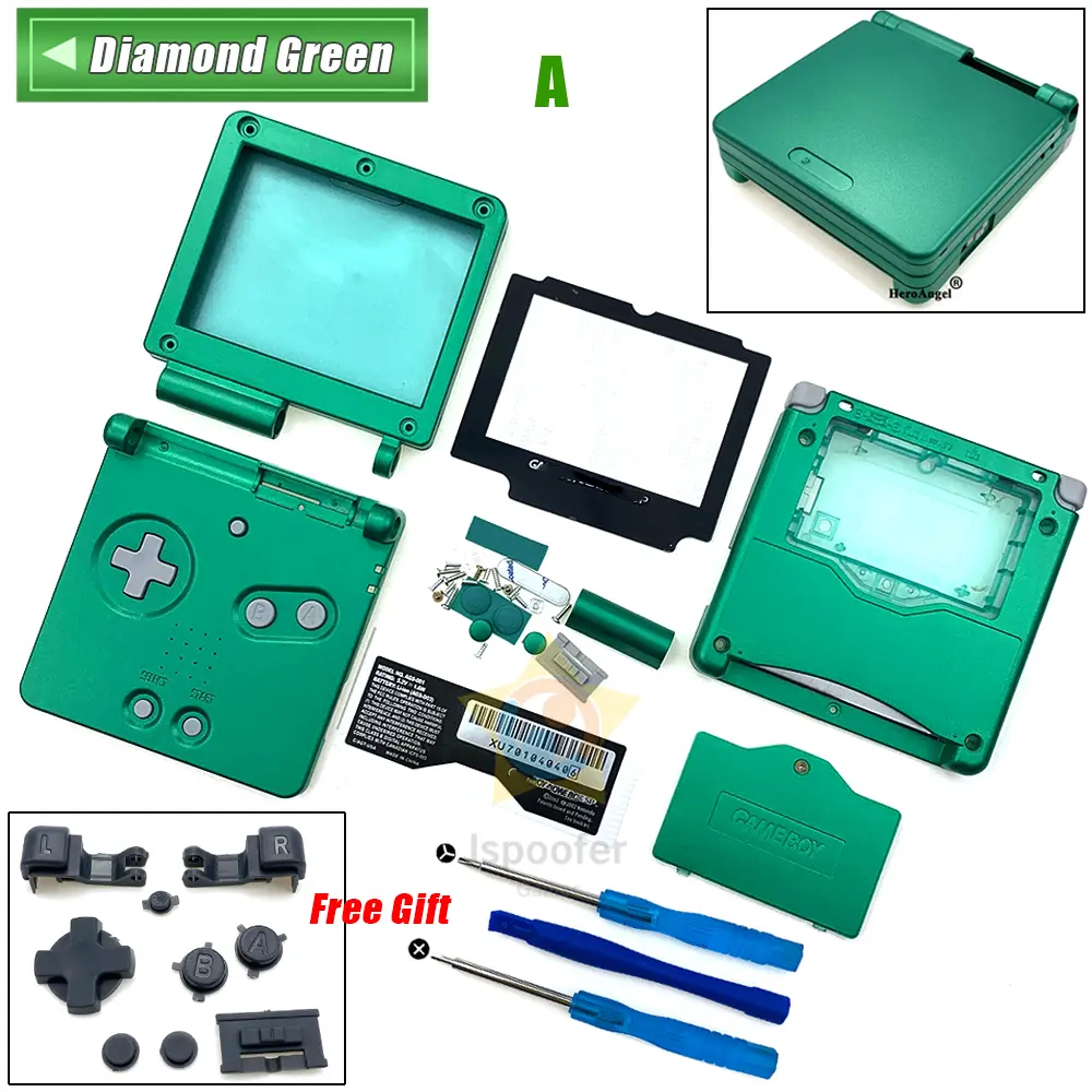 2020 NEW Limited Edition Full Housing Shell Replacement for Nintendo Gameboy Advance SP for GBA SP Game Console Cover Case Acces