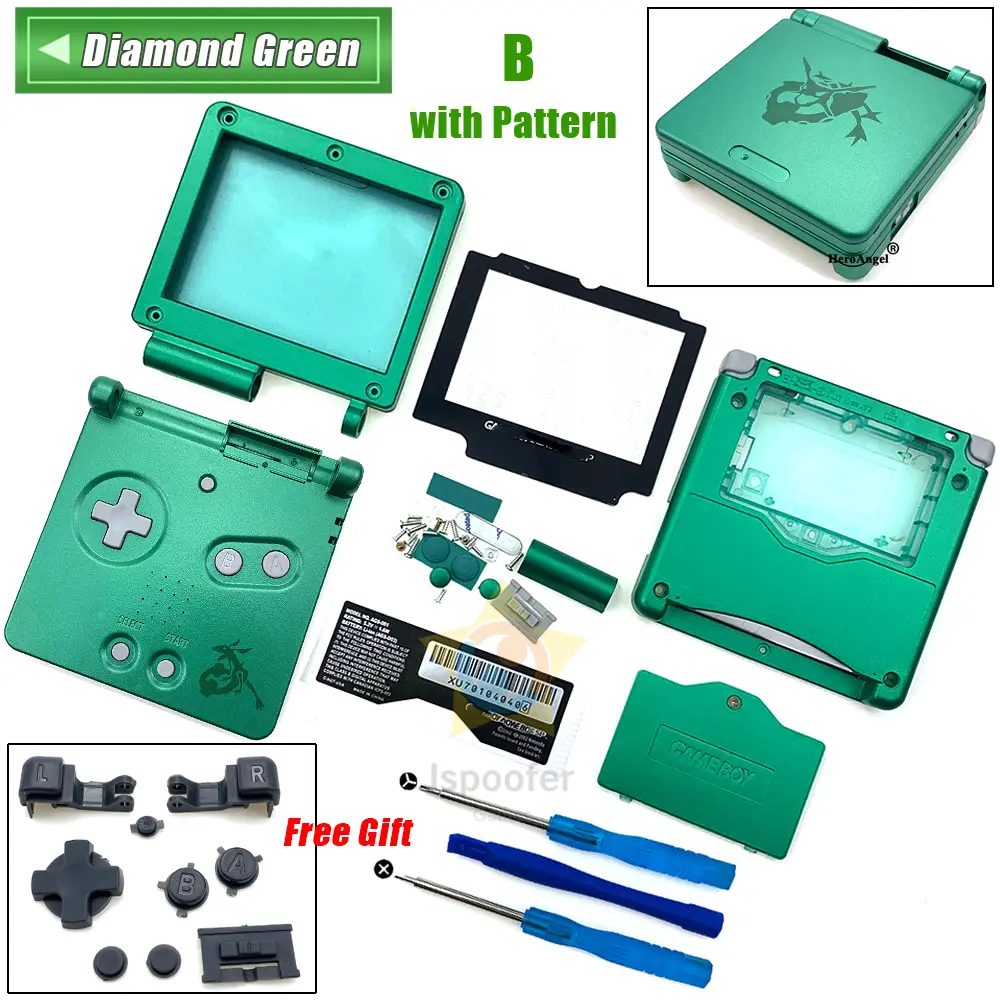 2020 NEW Limited Edition Full Housing Shell Replacement for Nintendo Gameboy Advance SP for GBA SP Game Console Cover Case Acces