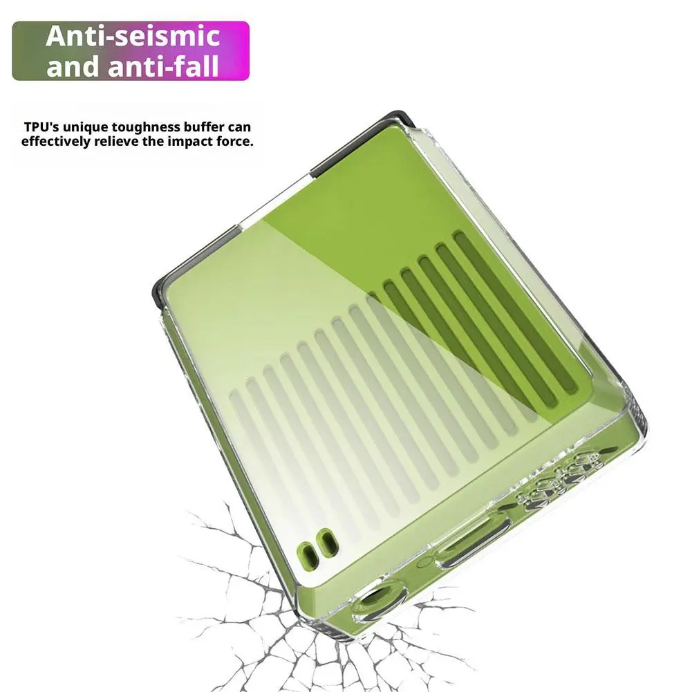 For GKD Pixle 2 TPU Palm Case Protective Case Tpu Material High Transparency Game Console Protective Case