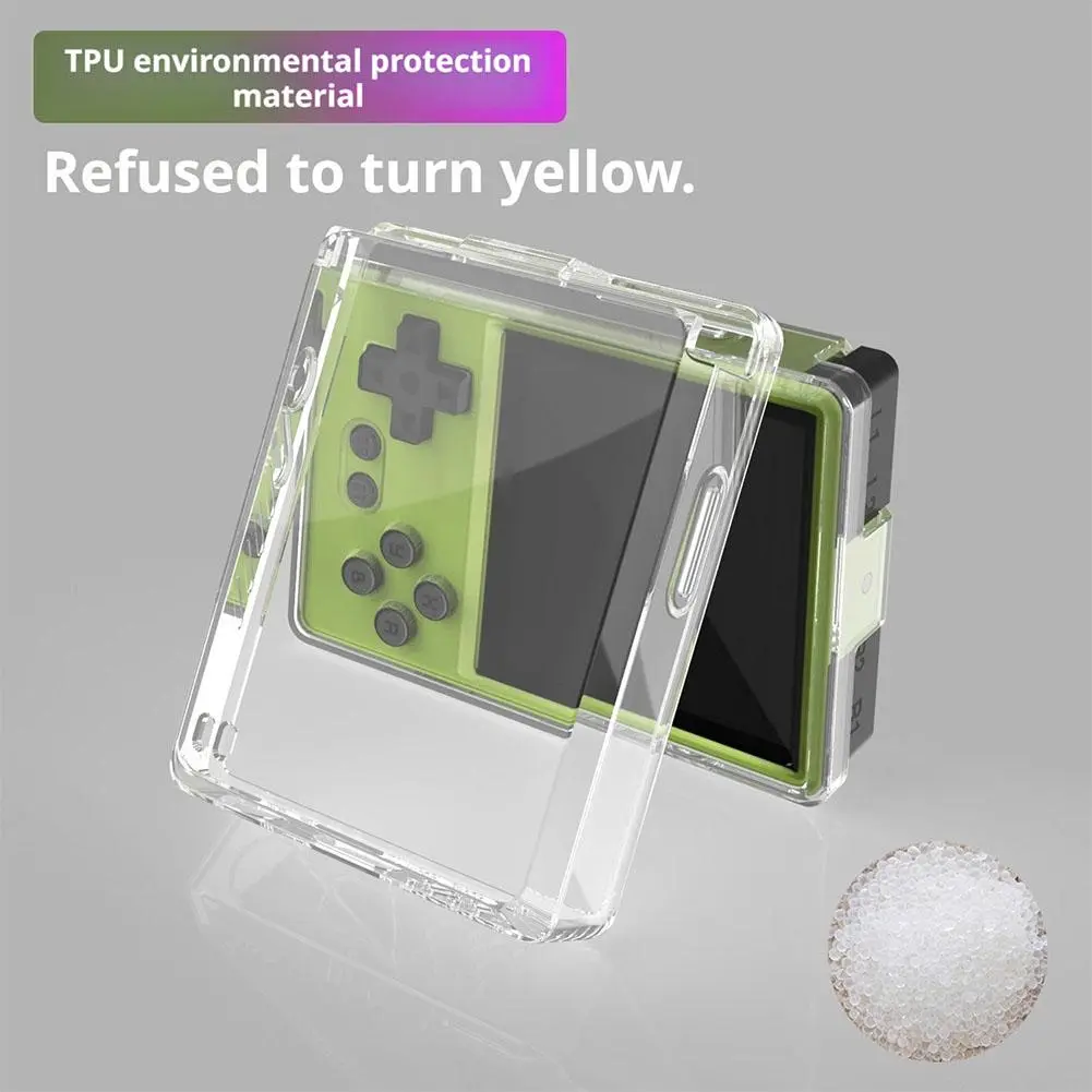 For GKD Pixle 2 TPU Palm Case Protective Case Tpu Material High Transparency Game Console Protective Case