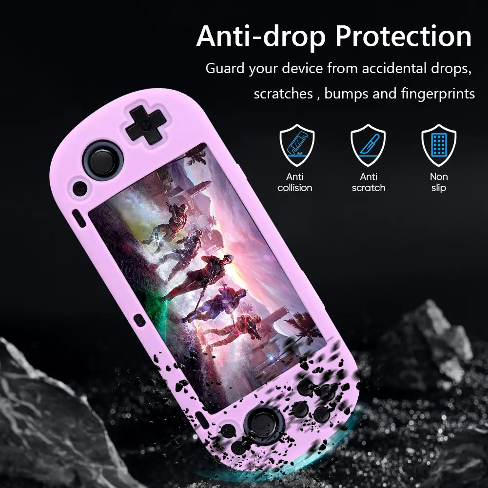 1-2PCS Silicone Case for Trimui Smart Pro Soft Skin Cover Protective Shell Sleeve Anti-Scratch Protector Game Accessories