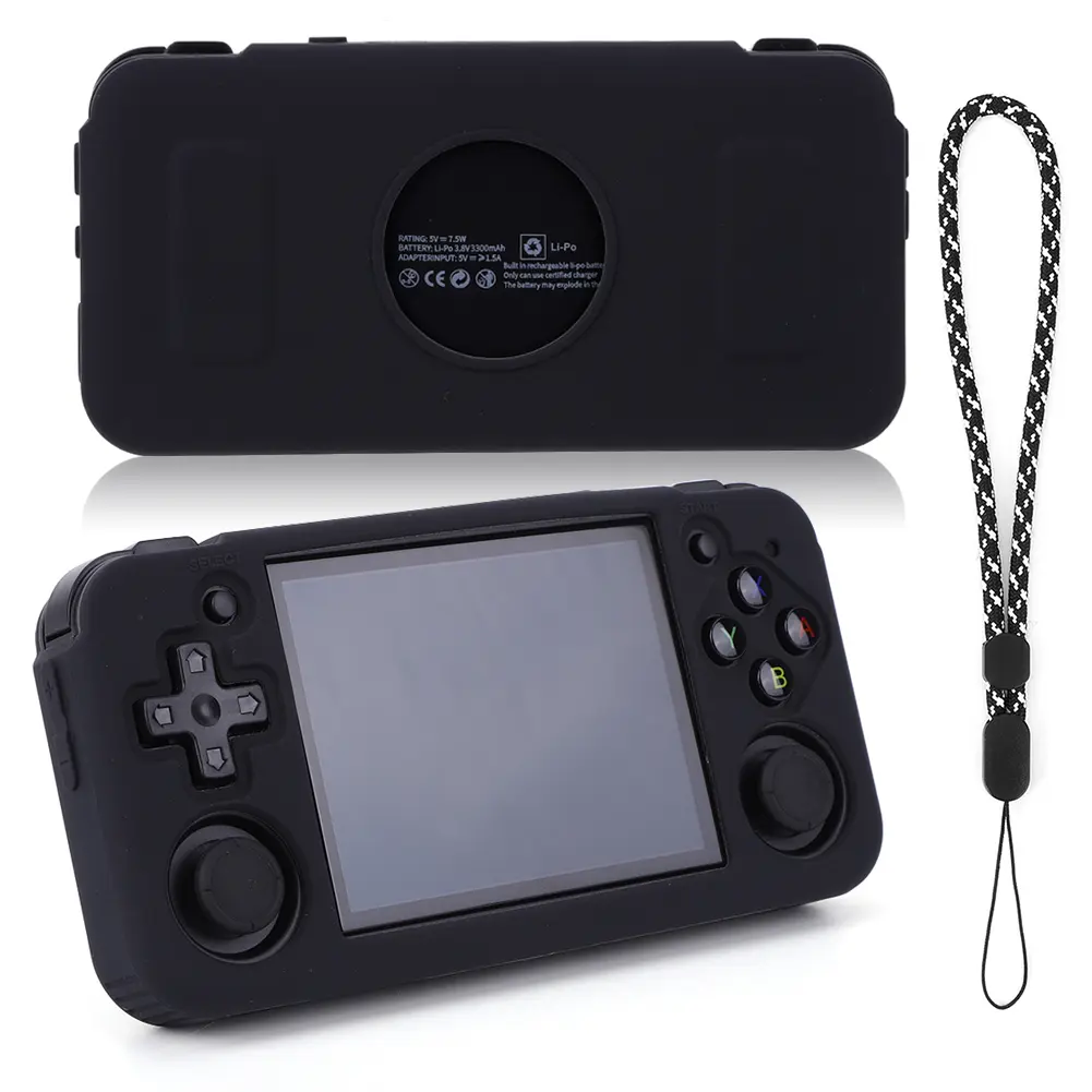 Silicone Protective Sleeve Skin Anti-Scratch Protective Case Soft Case Cover for Anbernic RG35XX H Retro Handheld Game Console