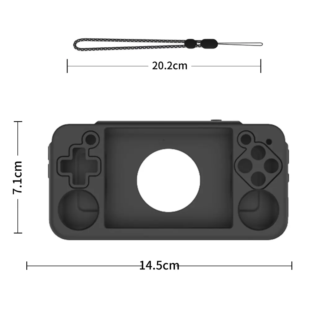 Silicone Protective Sleeve Skin Anti-Scratch Protective Case Soft Case Cover for Anbernic RG35XX H Retro Handheld Game Console