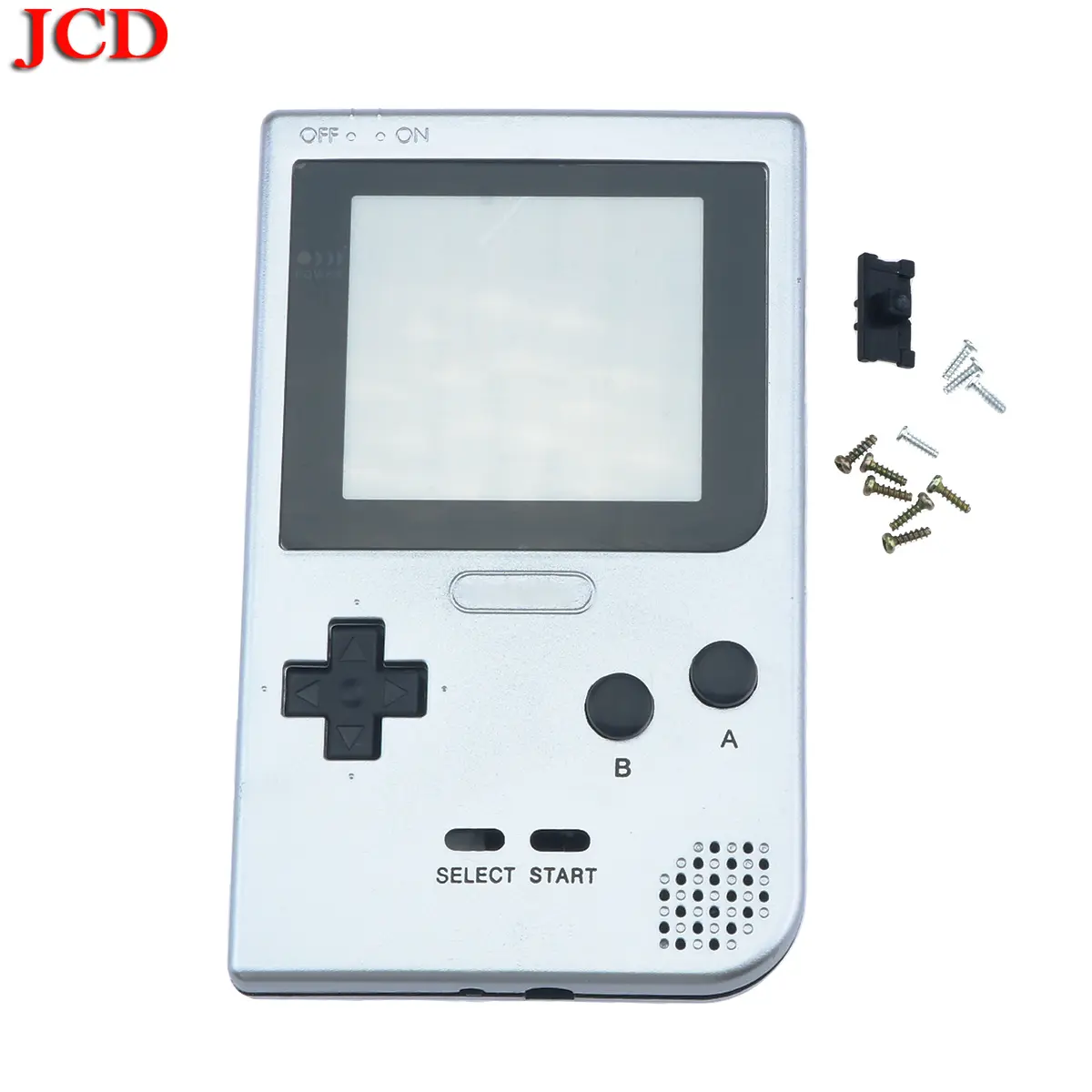 JCD DIY Full Case Cover Housing Shell Replacement for Gameboy Pocket Game Console for GBP Shell Case with Buttons Kit Class lens