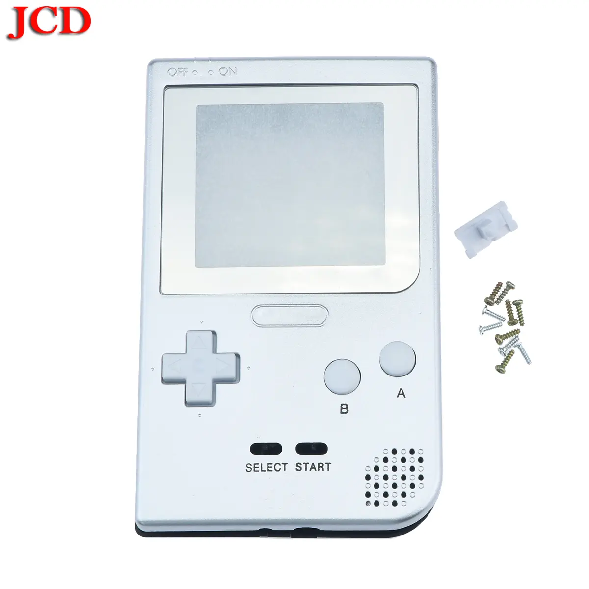 JCD DIY Full Case Cover Housing Shell Replacement for Gameboy Pocket Game Console for GBP Shell Case with Buttons Kit Class lens