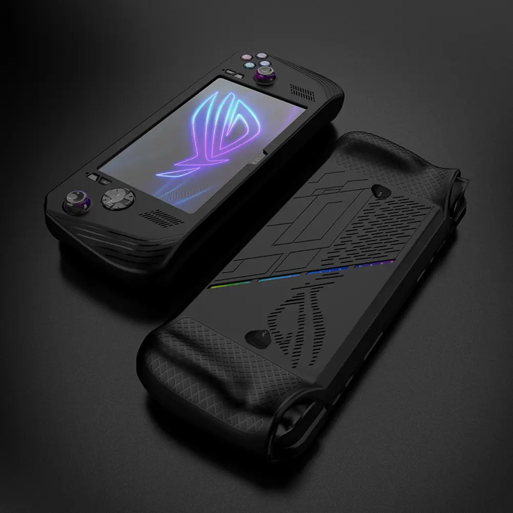 For ASUS ROG Ally X Handheld Game Console Protective Case Silicone Soft Shell Cover Shockproof Protector Skin Sleeve Accessories