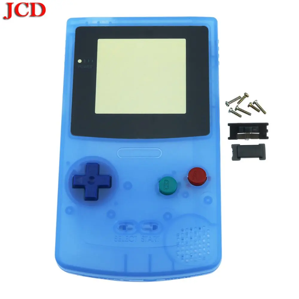 JCD New Luminous color For GBC Limited Edition Shell Replacement For Gameboy Color game console full housing for GBC scewdriver