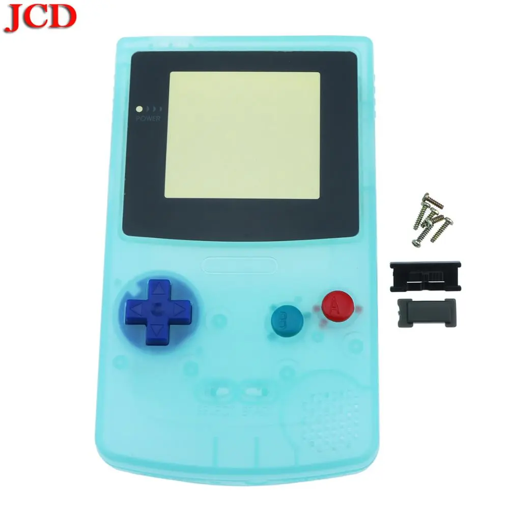 JCD New Luminous color For GBC Limited Edition Shell Replacement For Gameboy Color game console full housing for GBC scewdriver