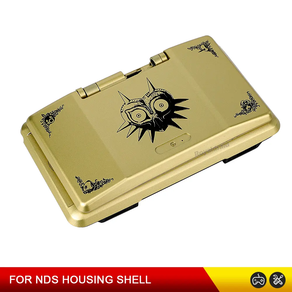 NEW GOLD DIY Full Set Replacement Housing Shell For NDS Nintend DS Game Console Cover Anti Fall Case Shell For NDS Game Console