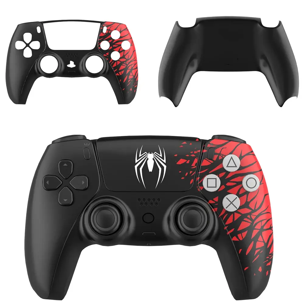 Spider Front Back Faceplate Rear Shell Housing for PS5 Game Controller Shells BDM-010/020